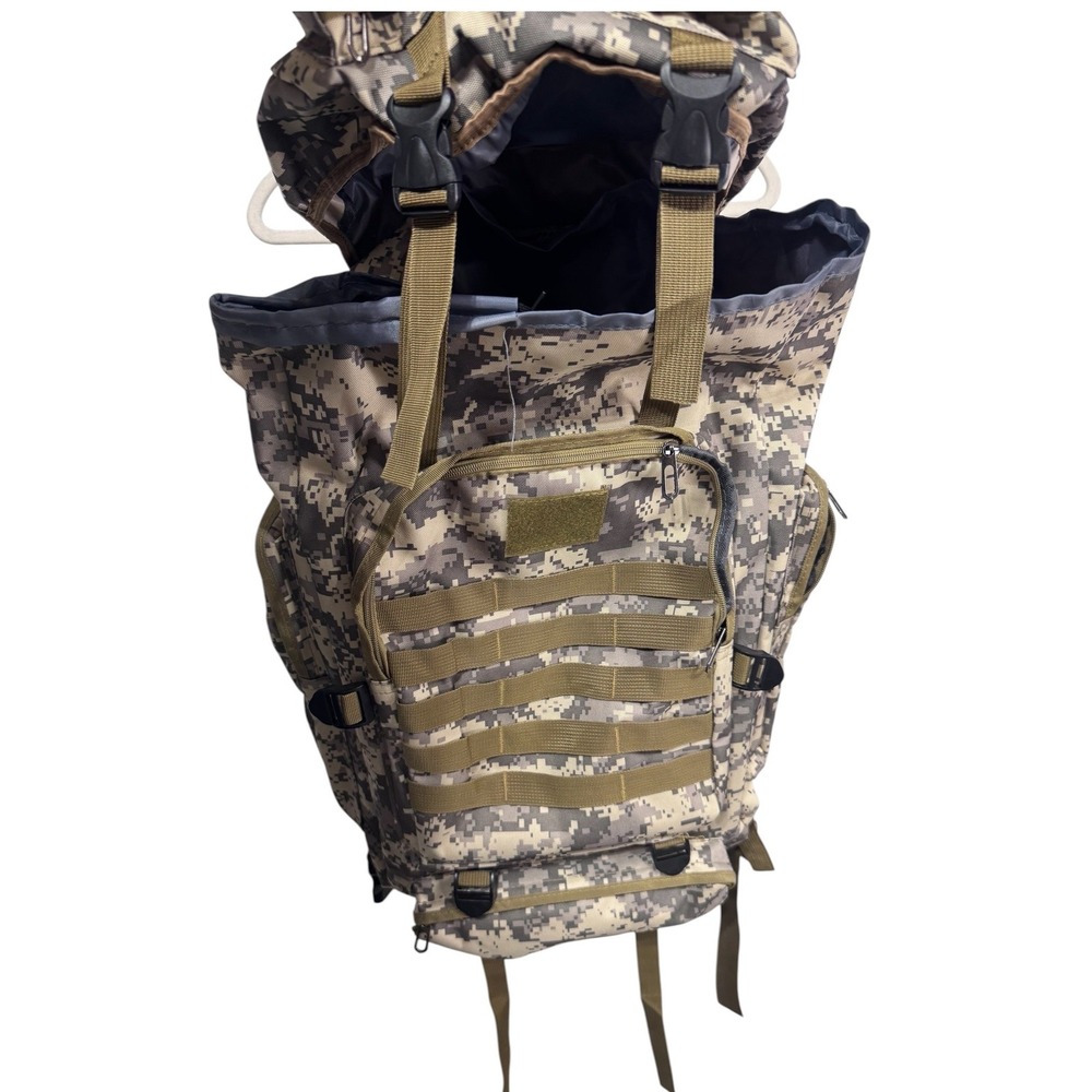 70L/100L Men's Military Hiking Backpack Camoflauge MOLLE Tactical Rucksack